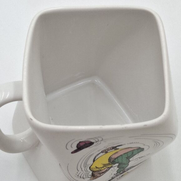 Vintage 1991 Golf Mug " The Results Of Overswing" Twisted Coffee Mug / Cup - Picture 8 of 9